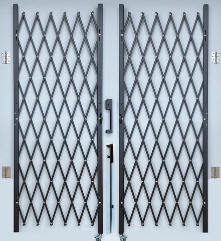 66" Commercial Double Folding Security Gate