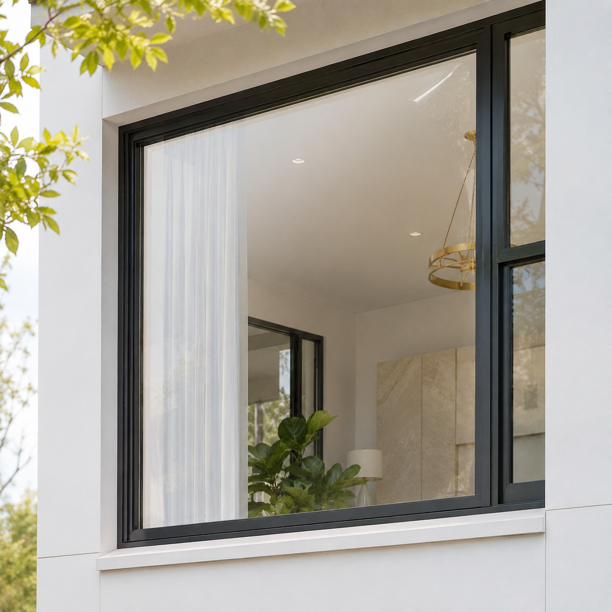 Exterior Clear Security Film 8 Mil