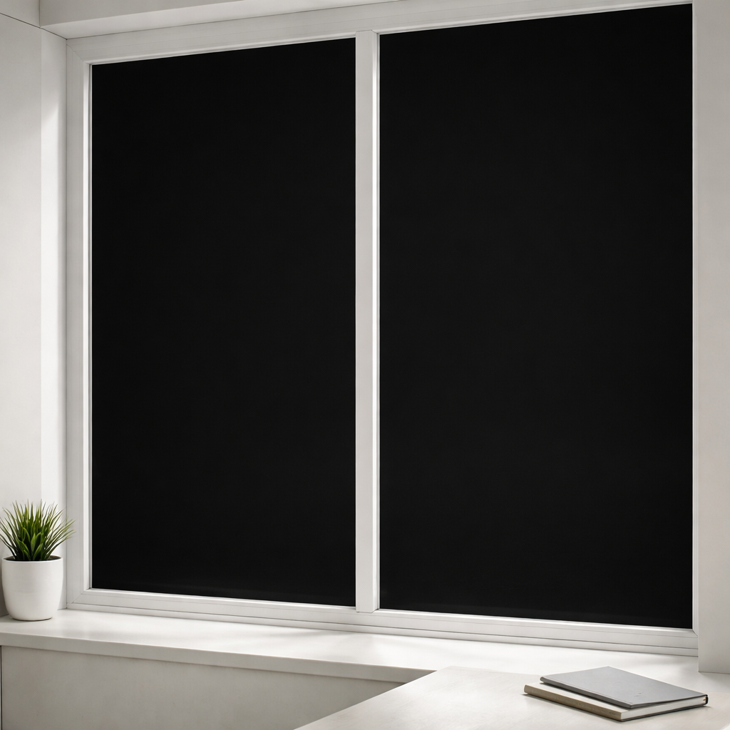 Black Opaque Privacy Film