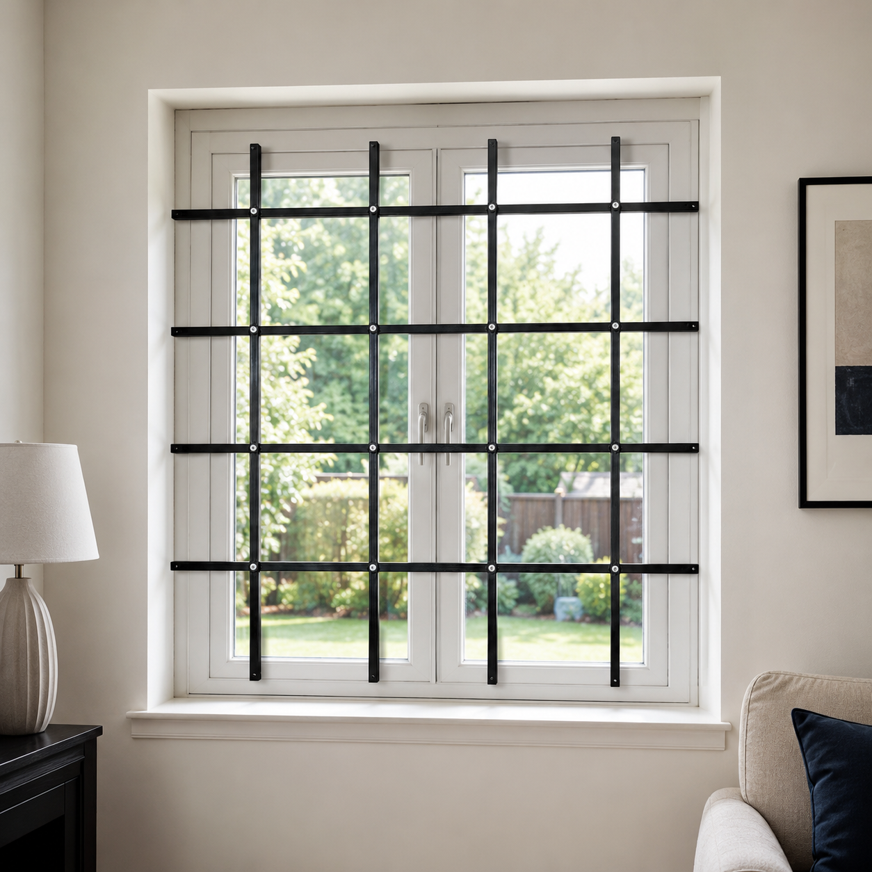 Foldable Window Security Bars