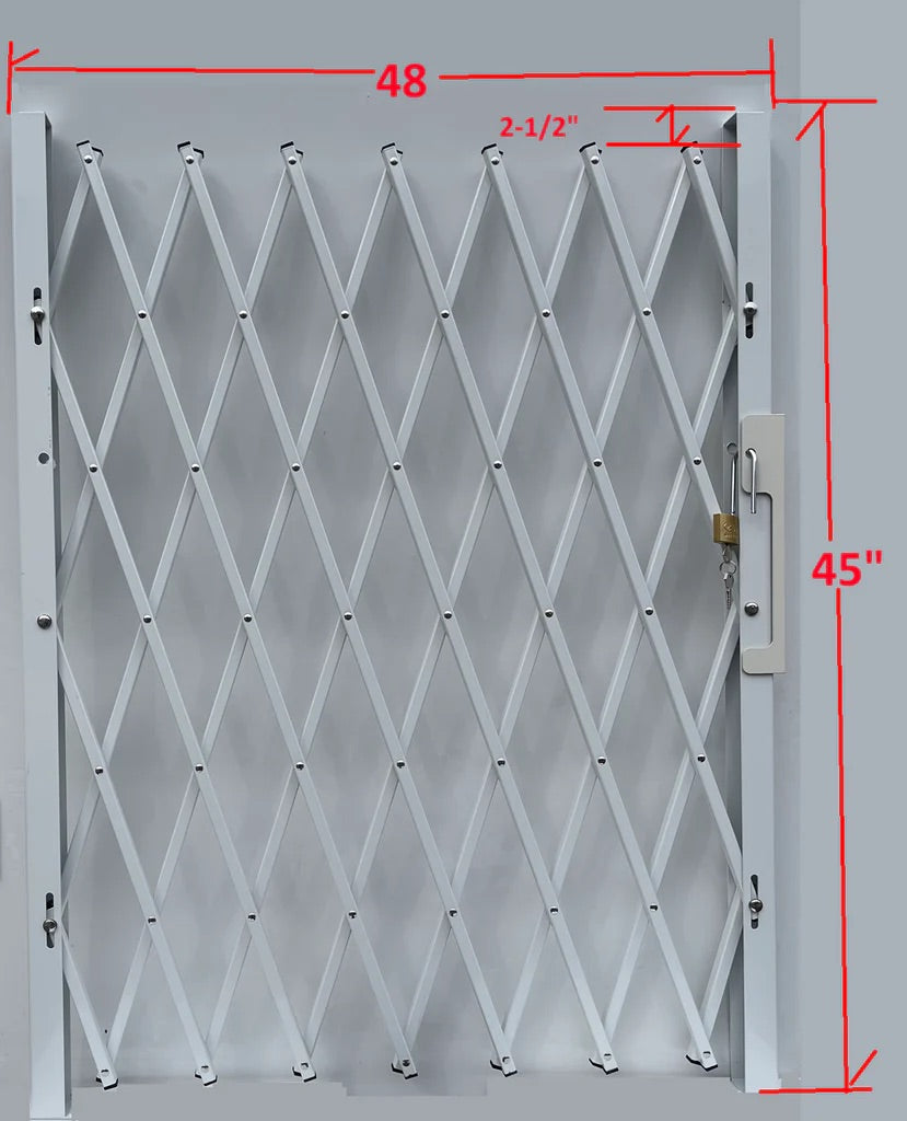 45"H x 48"W Folding Security Gate