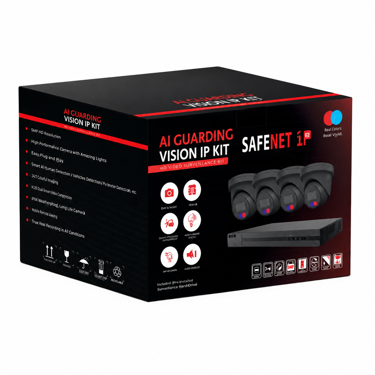 4-Channel Smart Security Camera System