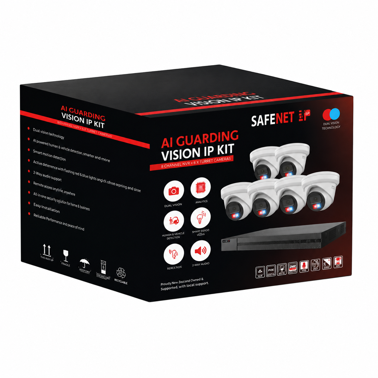 8-Channel Smart Security Camera System