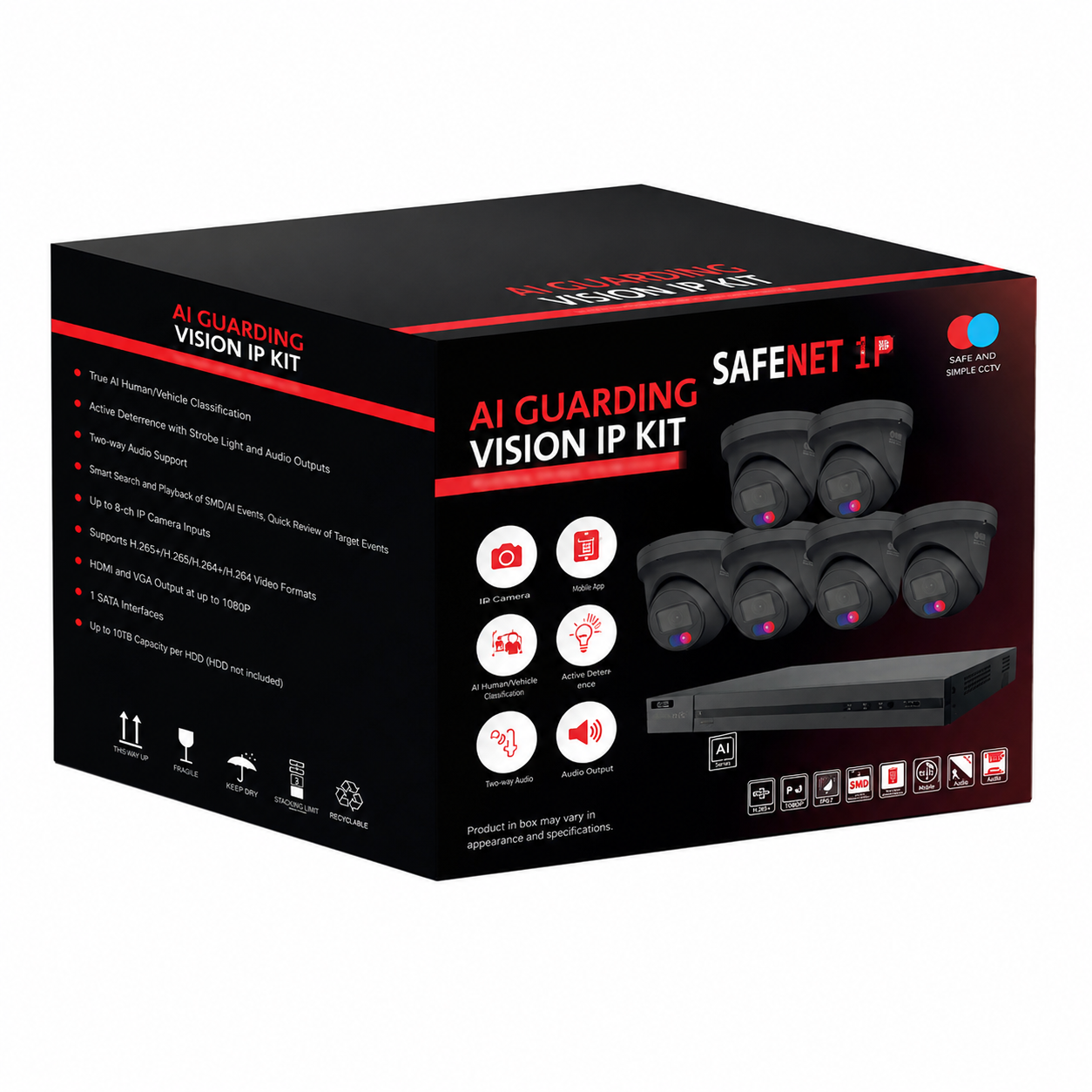 8-Channel Smart Security Camera System