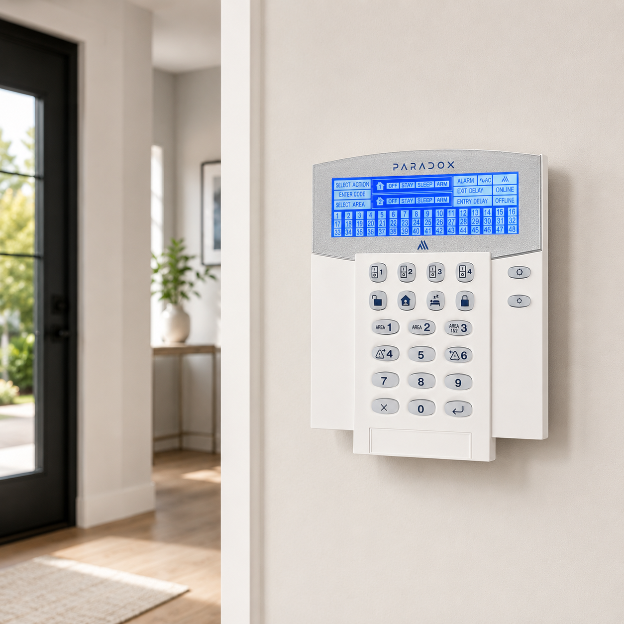 Wireless LCD Security Keypad