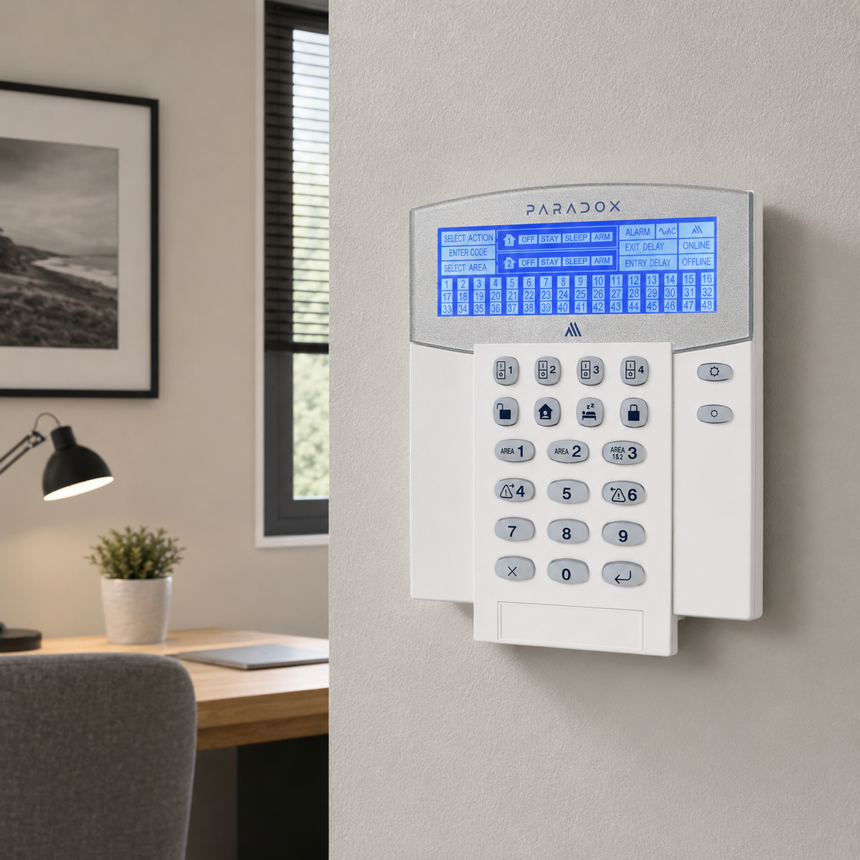 Wireless LCD Security Keypad