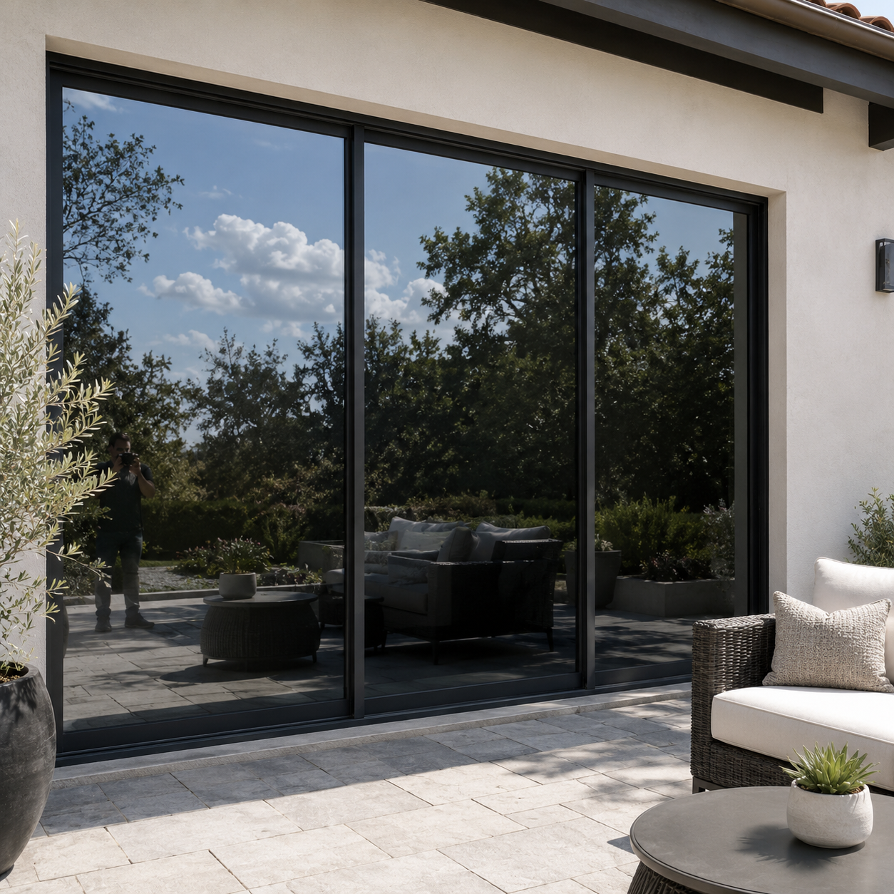 Dark Reflective Window Film Roll