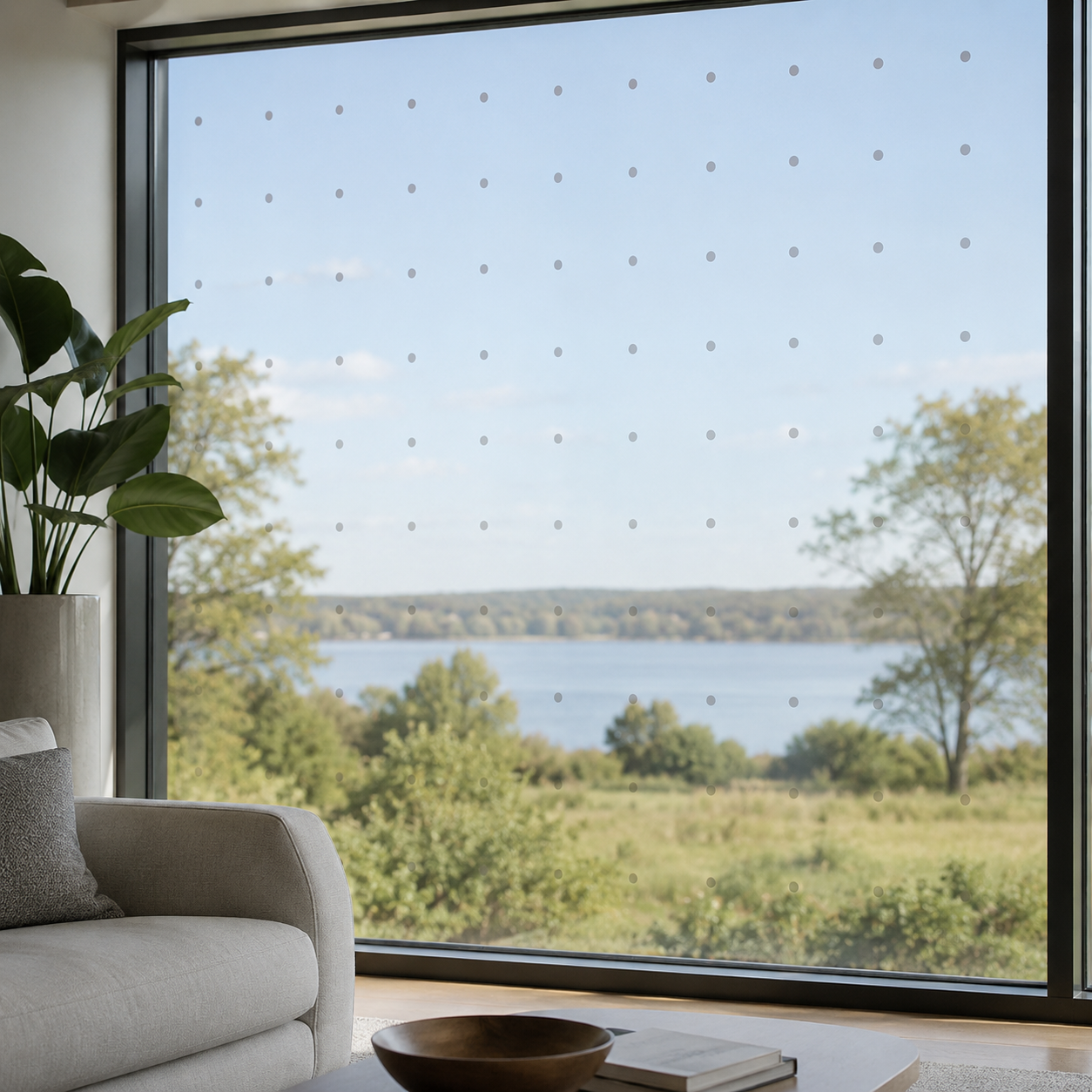 Grey Dot Bird Safety Film